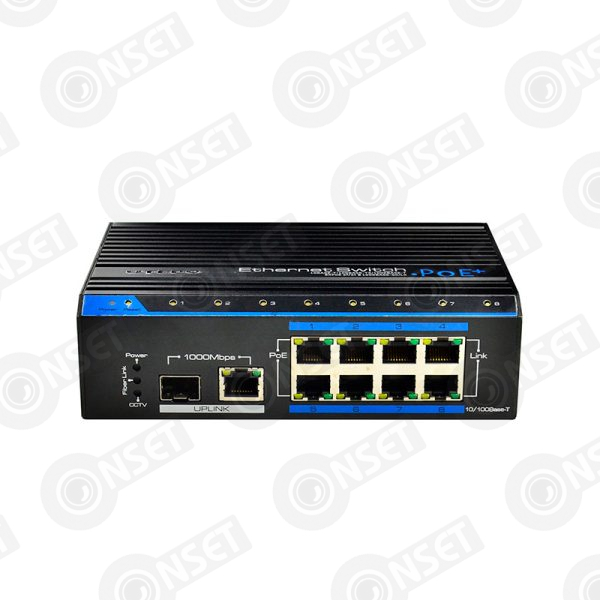 UTEPO UTP7208E-POE-A1 Промышленный 8-портовый неуправляемый коммутатор PoE