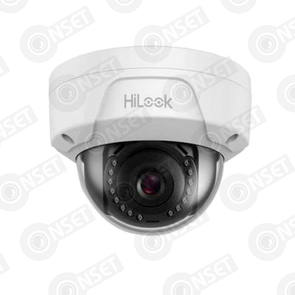 HiLook IPC-D121H (2.8 мм) (C) 2МП ИК  сетевая купольная видеокамера