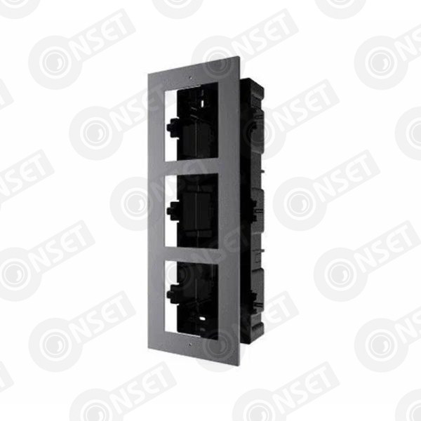 Hikvision DS-KD-ACF3/Plastic  декоративная рамка на 3 модуля