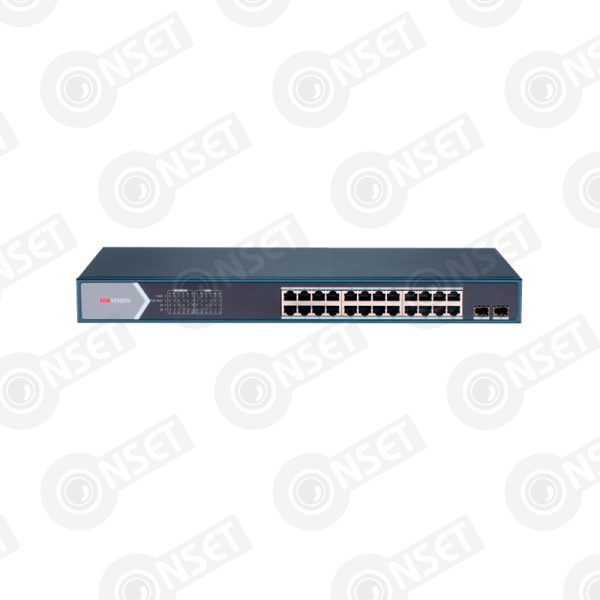 Hikvision DS-3E1526P-SI Коммутатор 24-портовый PoE, управление через Hik-Partner Pro