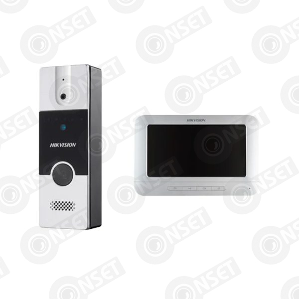 Hikvision DS-KIS202T Комплект DS-KB2411-IM (вызывная панель) + DS-KH2220 (монитор 7“)