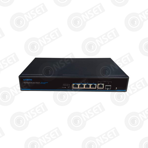 UTEPO UTP3306TS-PSD Коммутатор 4-портовый неуправляемый Hi-PoE