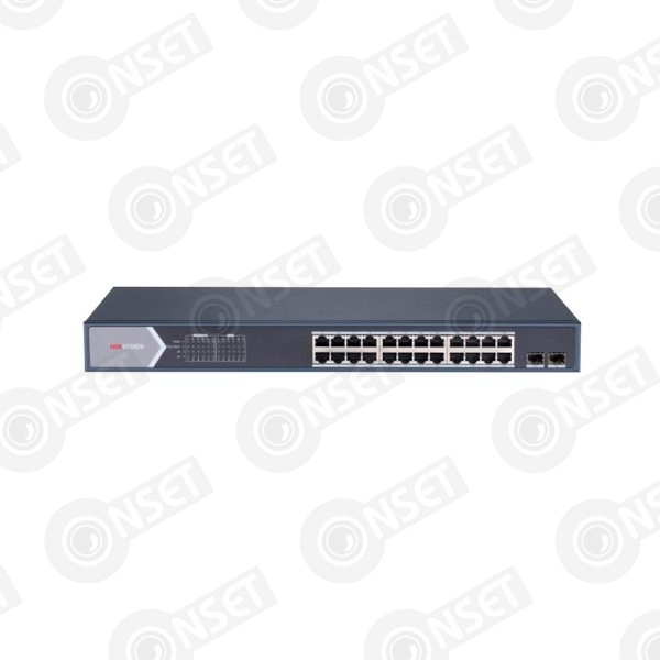 Hikvision DS-3E1326P-EI/M Коммутатор 24-портовый PoE, управление через Hik-Partner Pro