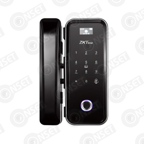 ZKTeco GL300W Беспроводной замок для стеклянных дверей с функцией Wi-Fi (Finger-ID + Mifare)