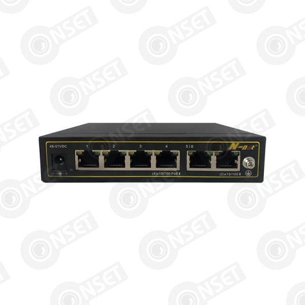 N-NET QB2042SPG-60 Уличный 4-портовый неуправляемый PoE коммутатор