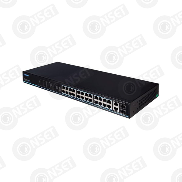 UTEPO UTP3226TS-PSB225 Коммутатор 24-портовый неуправляемый PoE