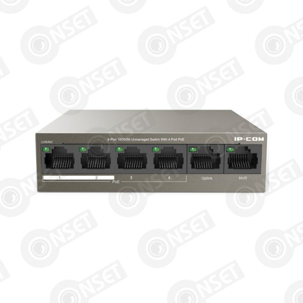 IP-Com F1106P-4-63W Коммутатор 6-портовый неуправляемый