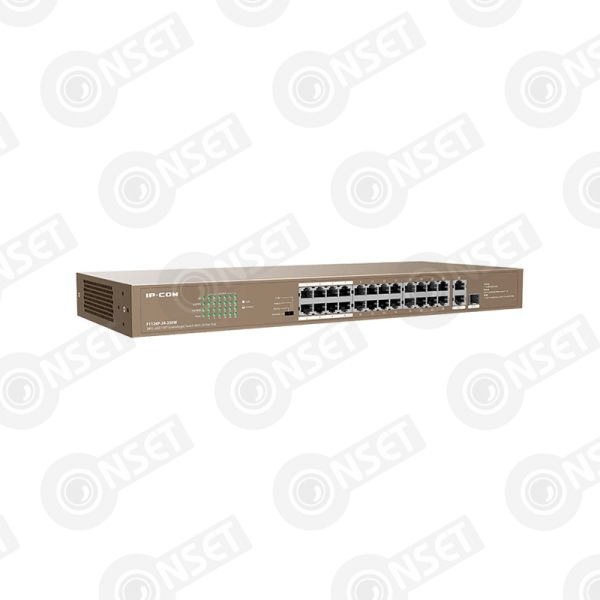 IP-Com F1126P-24-250W Коммутатор 26 портовый неуправляемый PoE