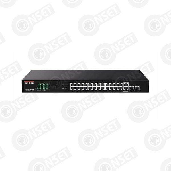 IP-Com G1128P-24-250W Коммутатор 26-портовый неуправляемый PoE