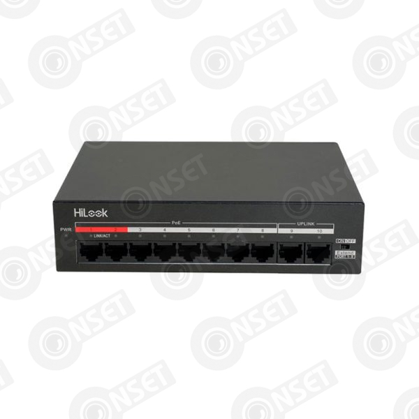 HiLook NS-0110MP-60 Коммутатор 8-портовый неуправляемый PoE