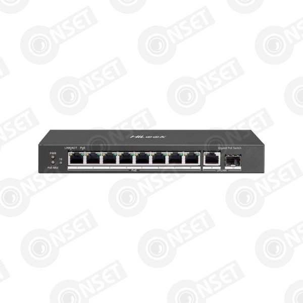 HiLook NS-0510P-58 Коммутатор 8-портовый неуправляемый PoE