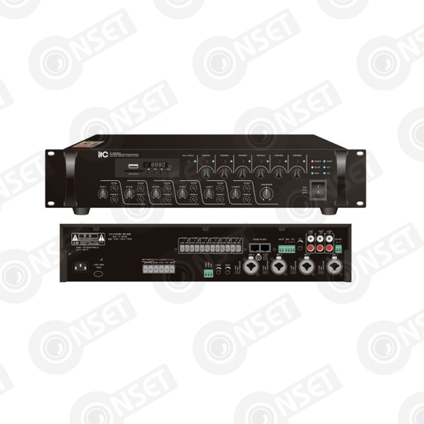 ITC TI-5006S Микширующий усилитель с аттенюатором и USB, 500Вт