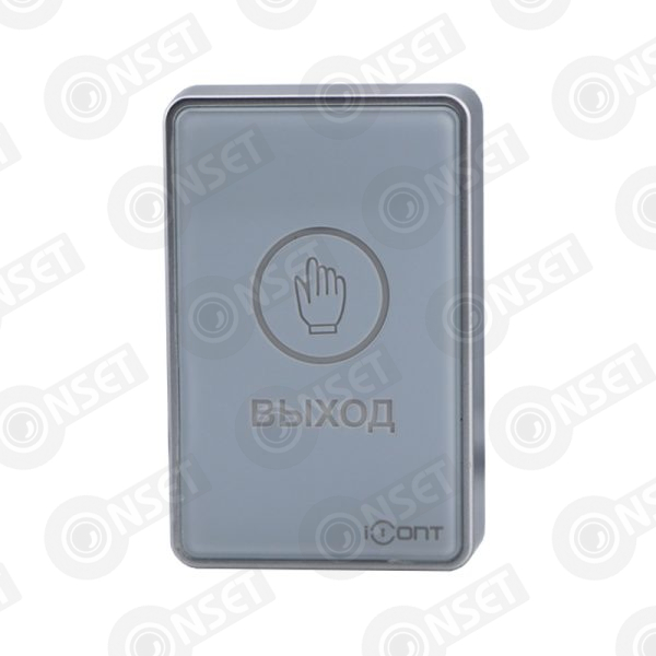 iButton-05 White Кнопка выхода накладная сенсорная из пластика с индикацией (NO/NC контакты)