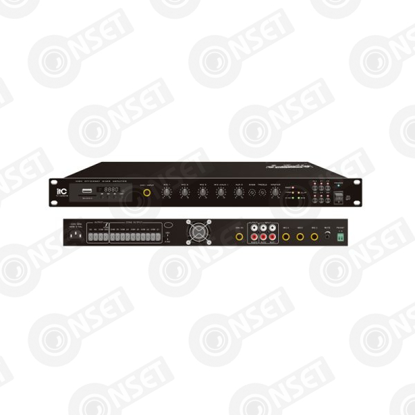 ITC TI-120DTB Усилитель микшерный, цифровой с Мр3, тюнером, Bluetooth, 120Вт