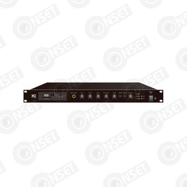 ITC T-240DTB Усилитель микшерный, цифровой с Мр3, тюнером, Bluetooth, 240Вт