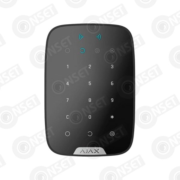 Ajax KeyPad Plus черный Беспроводная клавиатура с поддержкой защищенных бесконтактных карт и брелоков