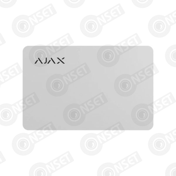 Ajax Pass белый (комплект 10 шт.) Защищенная бесконтактная карта для клавиатуры