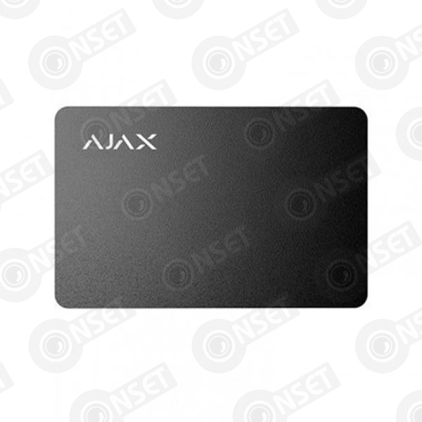 Ajax Pass черный (комплект 100 шт.) Защищенная бесконтактная карта для клавиатуры