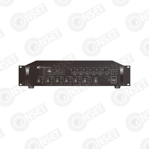 ITC TI-1206S Микшерный усилитель с Mp3, 120Вт