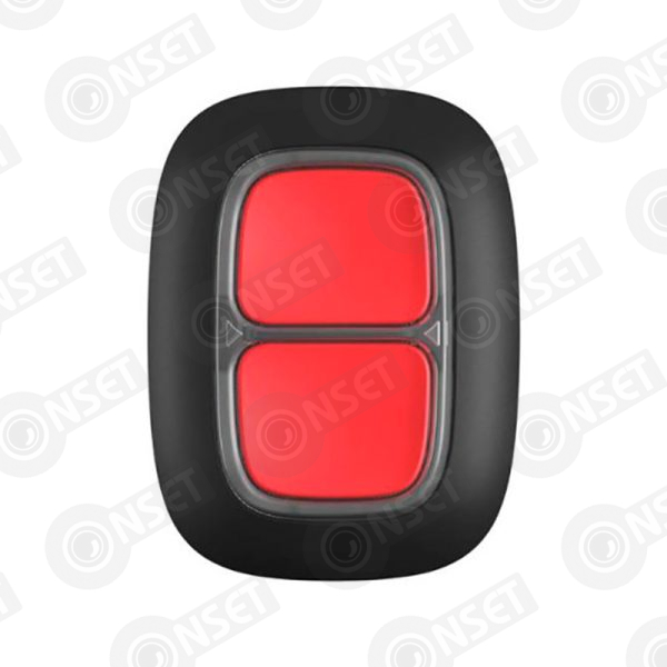 Ajax DoubleButton черный Беспроводная тревожная кнопка для экстренных ситуаций