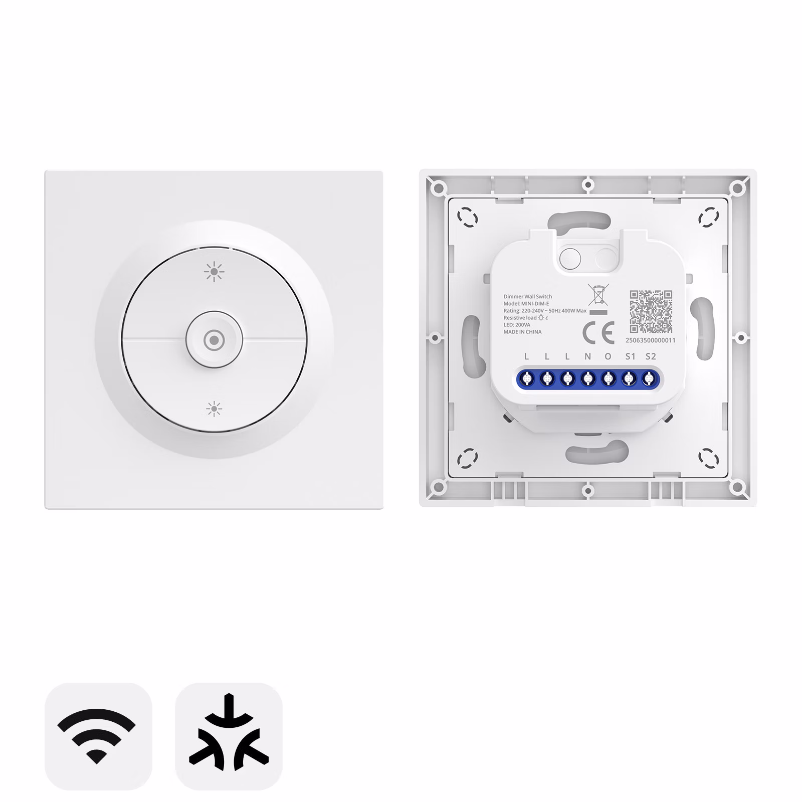 Sonoff Умный диммируемый выключатель MINI-DIM-E (Matter Over WiFi) Sonoff MINI-DIM-E sonoff