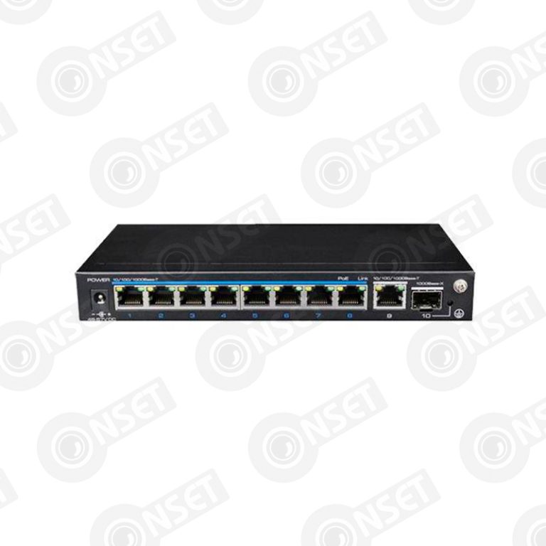 UTEPO UTP3-GSW0802-TP120 Коммутатор 8-портовый неуправляемый PoE+ 2 up — Неуправляемые, купить в Алматы