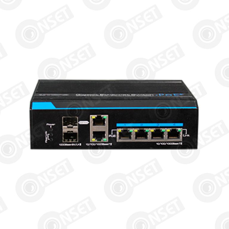UTEPO UTP7204GE-HPOE Промышленный 4-портовый неуправляемый коммутатор — Неуправляемые, купить в Алматы