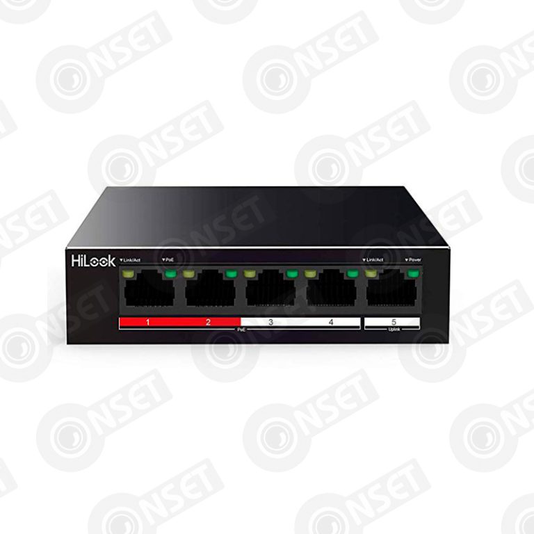 HiLook NS-0105P-35(B) Коммутатор 4-портовый неуправляемый PoE — Неуправляемые, купить в Алматы