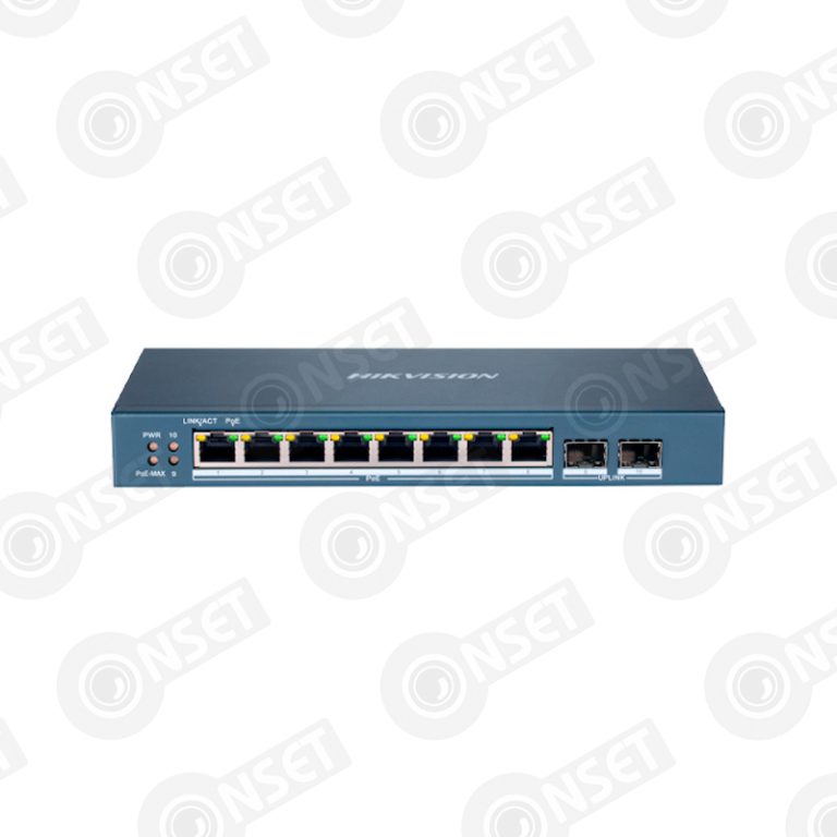 Hikvision DS-3E0510P-E Коммутатор 8-портовый неуправляемый PoE — Неуправляемые, купить в Алматы