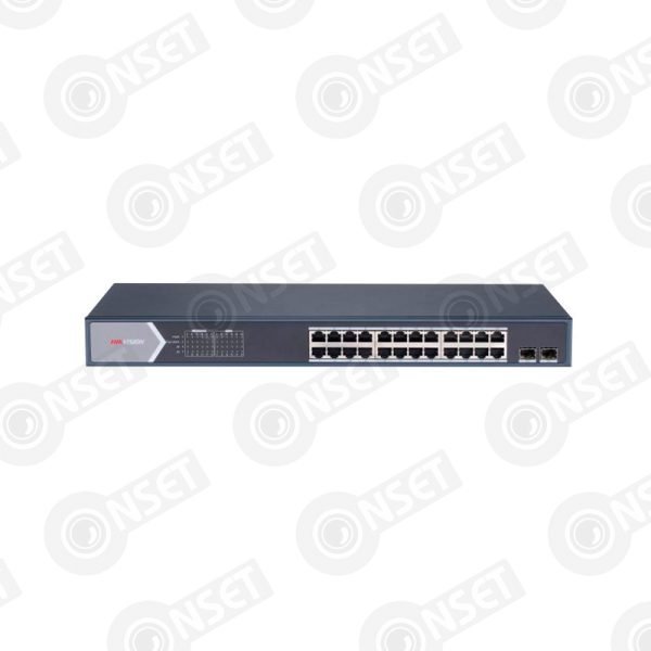 Hikvision DS-3E0526P-E/M Коммутатор 24-портовый неуправляемый PoE — Неуправляемые, купить в Алматы
