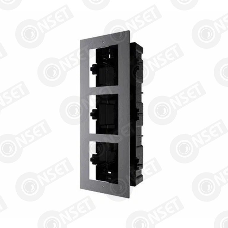 Hikvision DS-KD-ACF3/Plastic декоративная рамка на 3 модуля — Вызывные панели, купить в Алматы