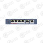 Hikvision DS-3E0106HP-E Коммутатор 4-портовый неуправляемый Hi-PoE — Неуправляемые, купить в Алматы (фото 2)