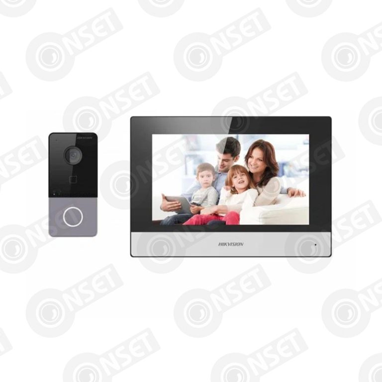Комплект цифрового IP домофона Hikvision DS-KIS603-P (вызывная панель — Комплекты, купить в Алматы