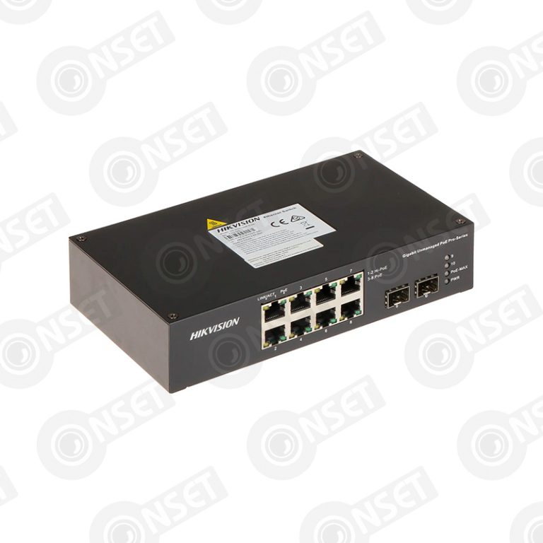 Hikvision DS-3T0510HP-E/HS Промышленный 8-портовый неуправляемый комму — Неуправляемые, купить в Алматы