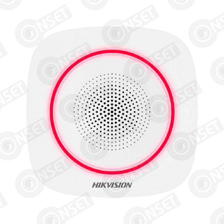 Hikvision DS-PS1-I-WE (Red Indicator) Беспроводной внутренний оповещат — Беспроводная система “AX PRO”, купить в Алматы