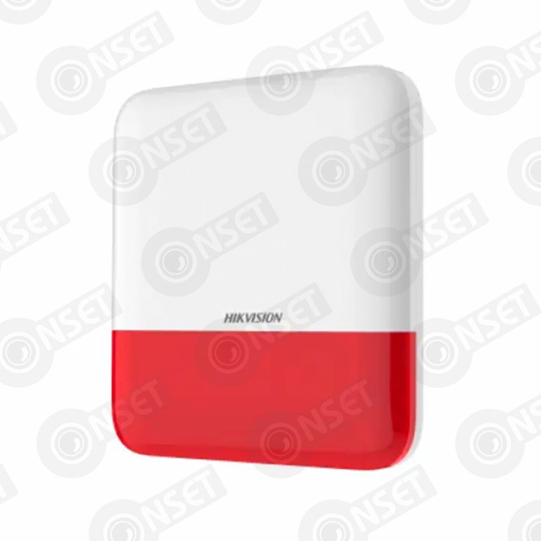 Hikvision DS-PS1-E-WE (Red Indicator) Беспроводной уличный оповещатель — Беспроводная система “AX PRO”, купить в Алматы