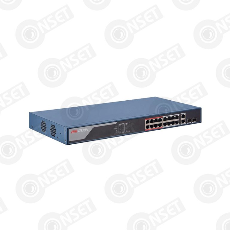 Hikvision DS-3E1318P-EI(B) Коммутатор 16-портовый PoE, управление чере — Управляемые, купить в Алматы