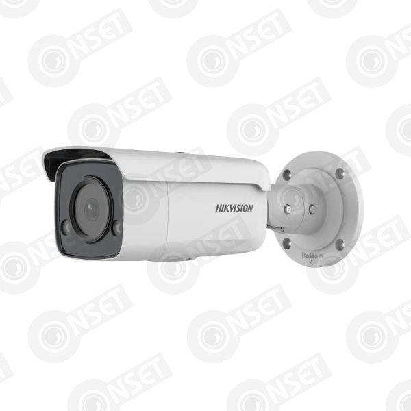 Hikvision DS-2CD2T27G2-L (4мм) ColorVu IP видеокамера, 2МП — IP цилиндрические видеокамеры, купить в Алматы