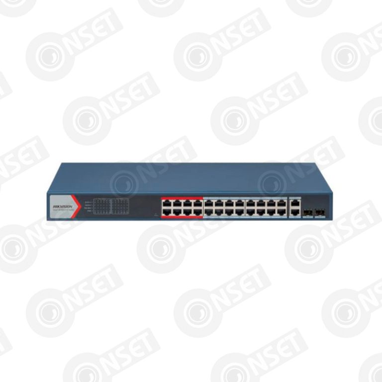Hikvision DS-3E1326P-EI Коммутатор 24-портовый PoE, управление через H — Управляемые, купить в Алматы
