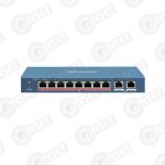 Hikvision DS-3E0310HP-E Коммутатор 8-портовый неуправляемый Hi-PoE — Неуправляемые, купить в Алматы