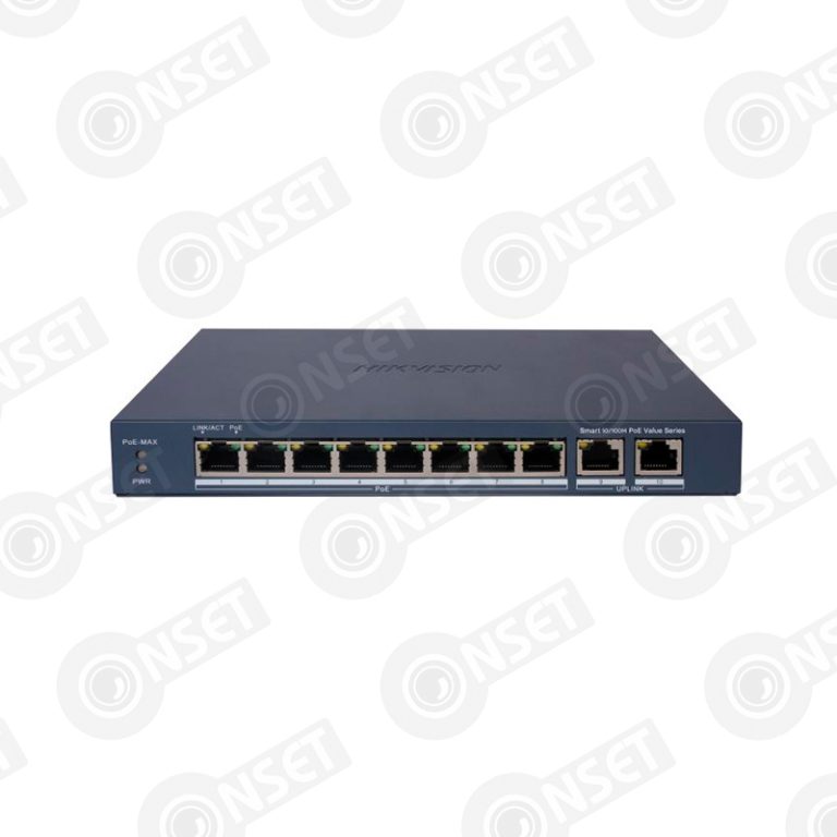 Hikvision DS-3E1310P-SI Коммутатор 8-портовый PoE, управление через Hi — Управляемые, купить в Алматы
