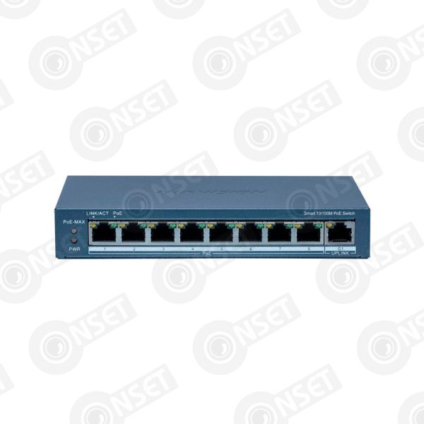 Hikvision DS-3E1309P-EI (B) Коммутатор 8-портовый PoE, управление чере — Управляемые, купить в Алматы
