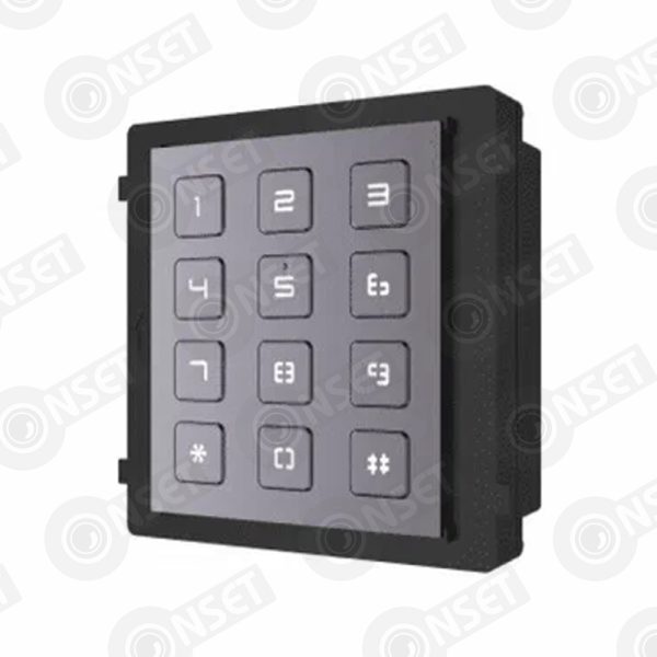 Hikvision DS-KD-KP/S Модуль клавиатуры с подсветкой (нержавеющая сталь — Вызывные панели, купить в Алматы