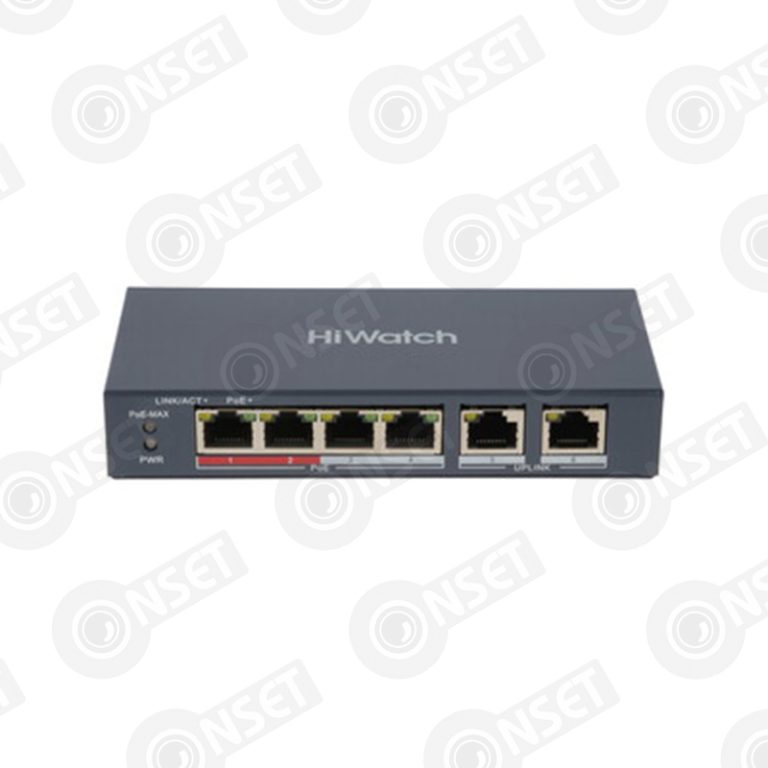 DS-S604P PoE Коммутатор — Неуправляемые, купить в Алматы
