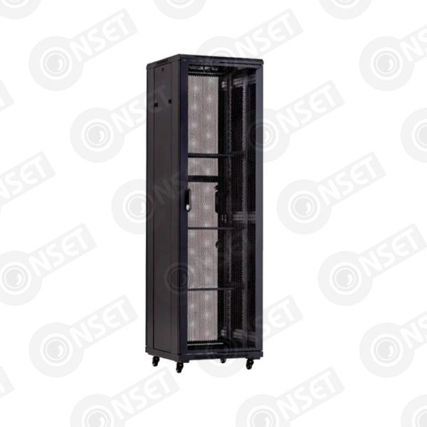 Finen A36824 Шкаф серверный 24U (600х800х1255мм, перфорированная дверь — Шкафы телекоммуникационные, купить в Алматы