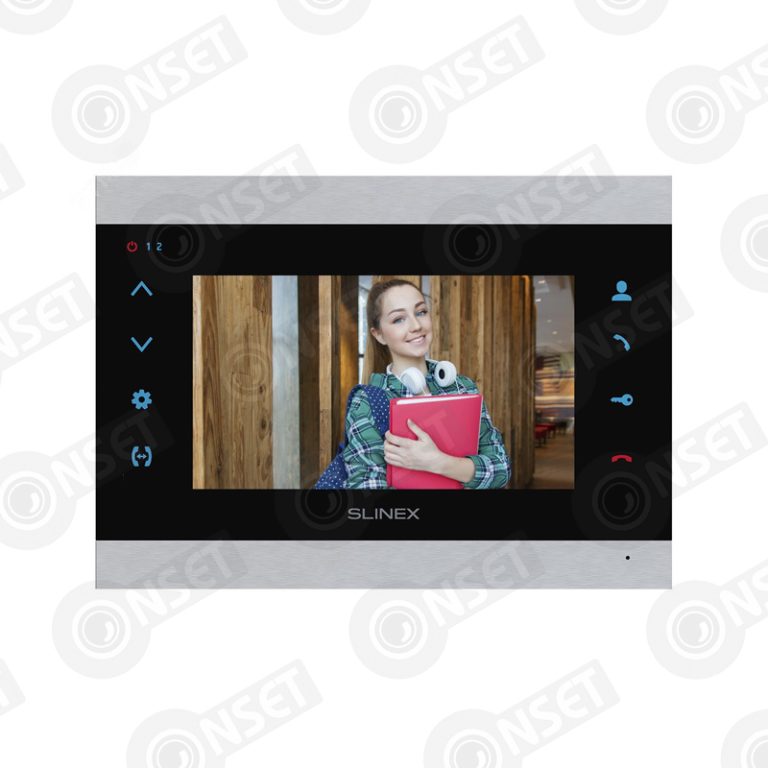 Slinex SL-07N Cloud цвет серебро + чёрный. 7" Домофон с переадресацией — Абонентские устройства, купить в Алматы