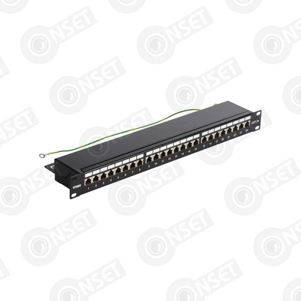 Finen FTP Cat6A 24ports 19-дюймовая 24-портовая патч панель — Комплектующие для шкафов, купить в Алматы
