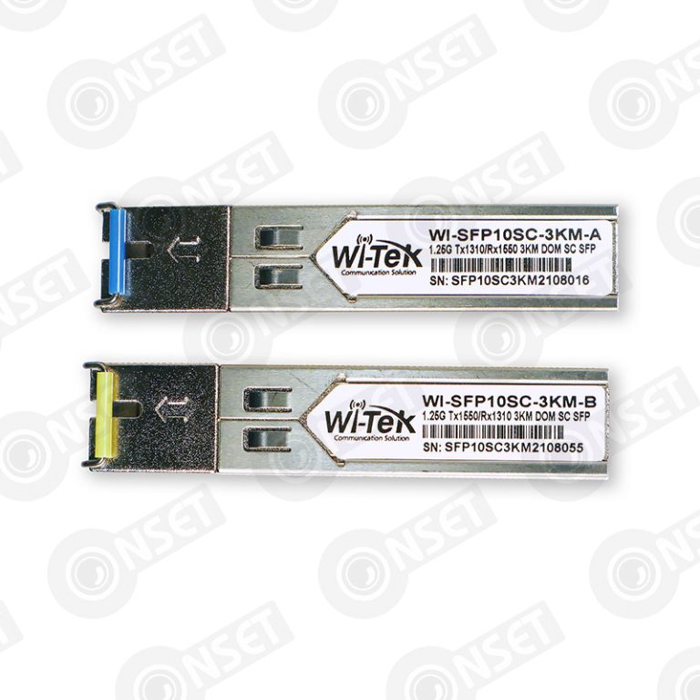 Wi-Tek WI-SFP10SC-3KM Оптический модуль SFP (комплект из 2 штук) — SFP модули, купить в Алматы