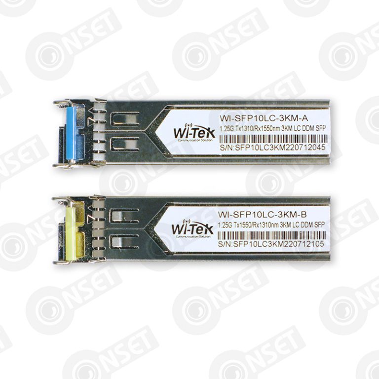 Wi-Tek WI-SFP10LC-3KM Оптический модуль SFP (комплект из 2 штук) — SFP модули, купить в Алматы
