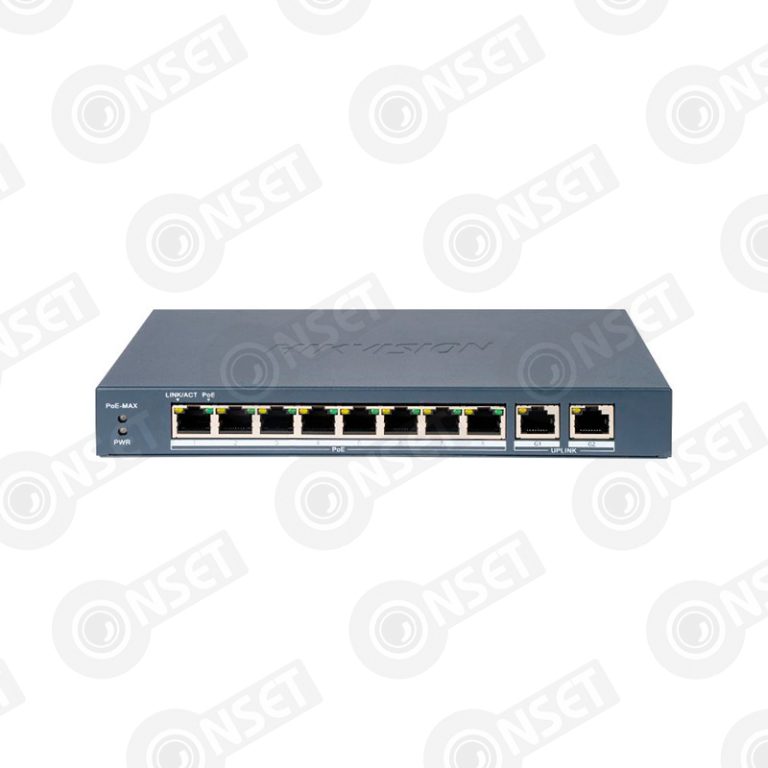 Hikvision DS-3E1508-EI Коммутатор 8-портовый управляемый, управление ч — Управляемые, купить в Алматы